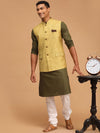 Vastramay Men Kurta with Churidar & Nehru Jacket