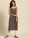 Anayna Women Ethnic Motifs Printed Gotta Patti Kurta