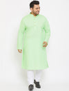 Vastramay Men Green Kurta with Pyjamas