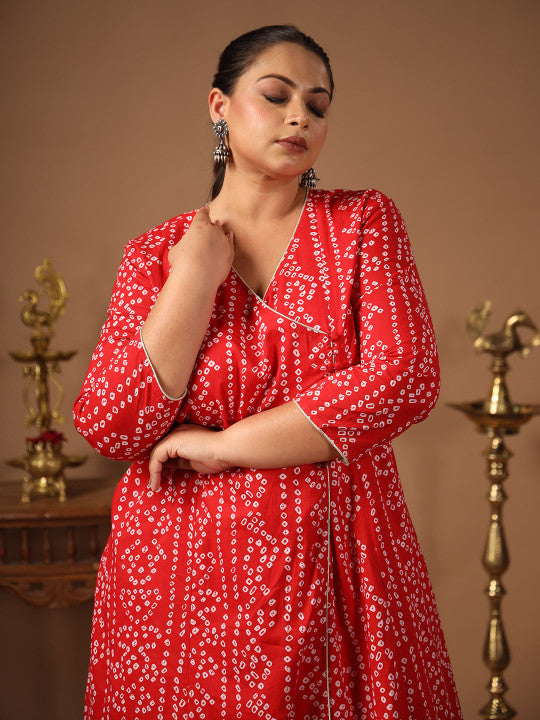 anayna Bandhani Printed Kurta