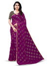 Fabmora Geometric Zari Saree