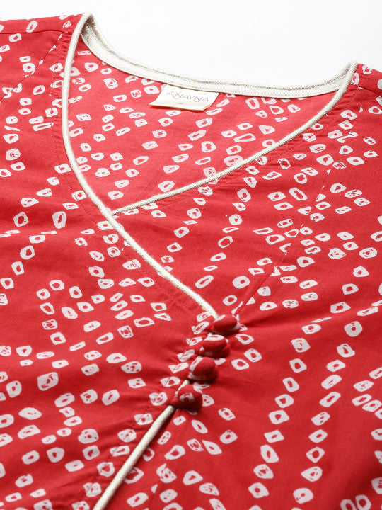 anayna Bandhani Printed Kurta