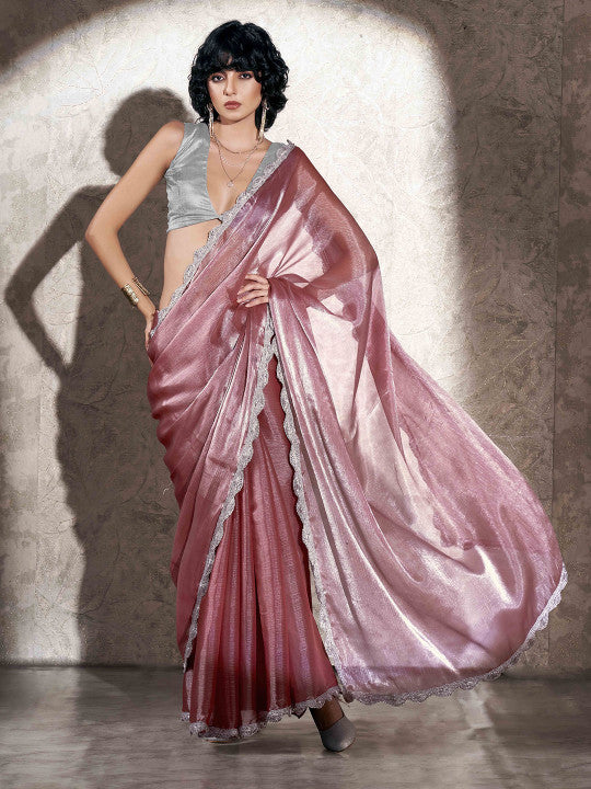 Tikhi Imli Embellished Zari Saree