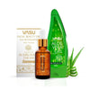 Vasu Facial Beauty Oil with Aloe Vera Gel  Enriched with Kumkumadi Tailam - 145 ml