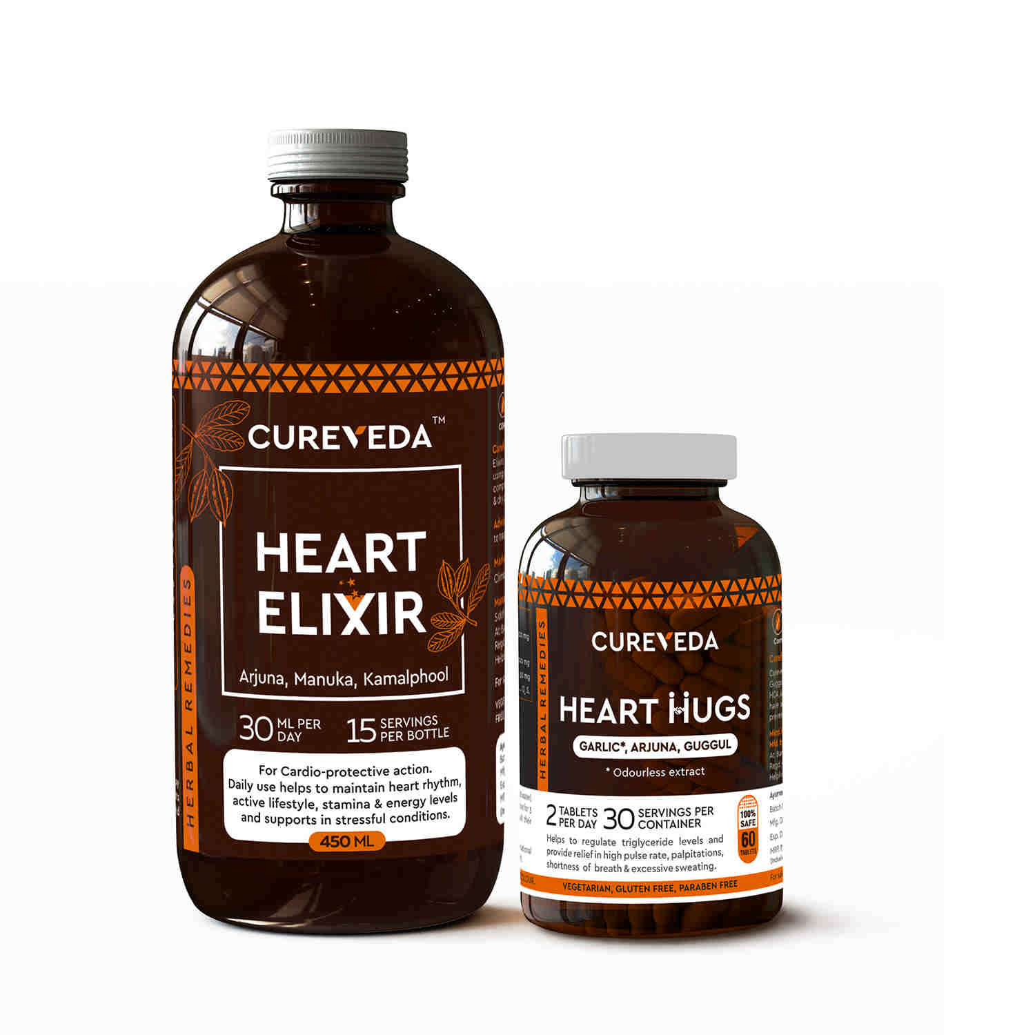 Cureveda Heart Health Elixir whit Hugs Combo - Swadesii