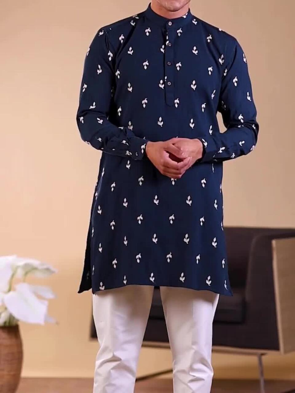 Anouk Men Embroidered Kurta