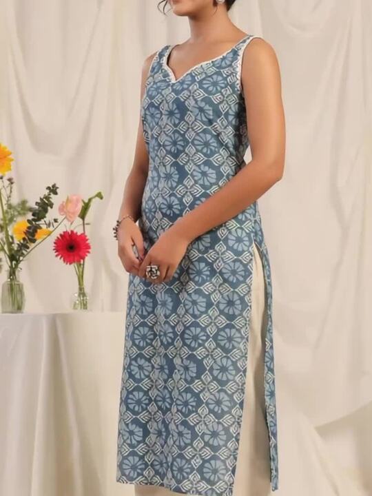 anayna Women Floral Embroidered Thread Work Kurta