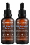 Dr. Sakhiya’s Hair Growth X Serum For Men And Women - Each 50 ml (Pack Of 2)