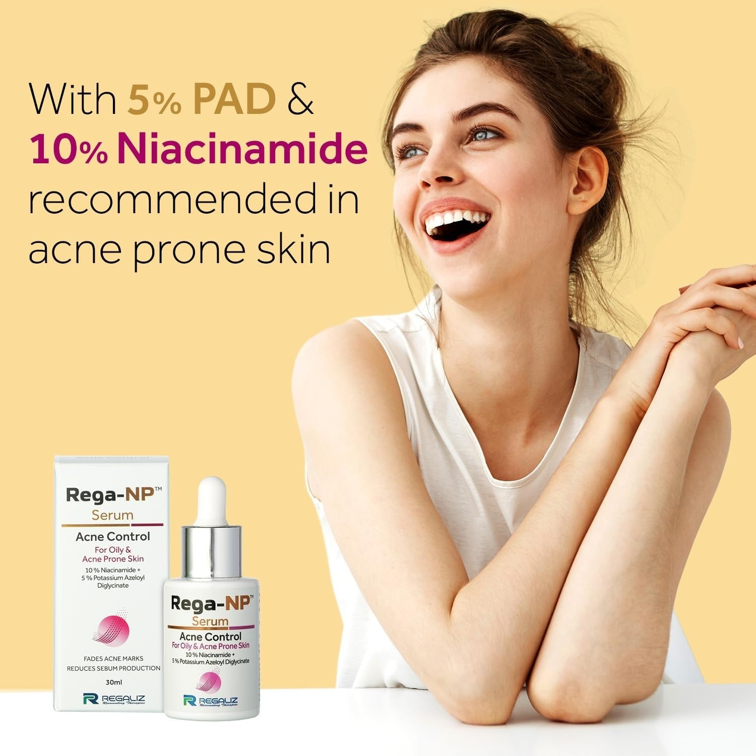 Regaliz Rega NP Serum Acne Control - 30 ml - Swadesii