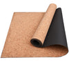 Hacer Yoga Mat 3mm Thickness Unisex Non Slip Anti Tear Cork Exercise Mats