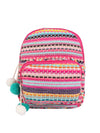 Astrid Girls Pink & Blue Embroidered Cotton Backpacks