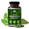 Saptamveda Organic Moringa Tablets - 120 tabs