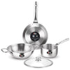 Milton ProCook Triply 4 Pcs Induction Cookware Set