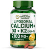 Himalayan Organics Plant Based Calcium Vegetarian Capsules - 120 tabs