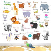 StickMe Animal Alphabets N Baby Kids Learning Education Wall Reusable Self-Adhesive Sticker -Sm405