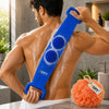 XOPY 2in 1 Combo of Bathing Belt and Loofah, Silicone Back Scrubber Combo for Men & Women
