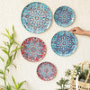 Ritualistic Turkish Wall Plates for Home Decoration Wall Showpiece Set of 5 Plates