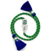 Meenakari Heriatge Jewellery 925 Sterling Silver Morpankh (Peacock feather) Radha Krishna Rakhi