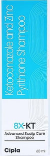 Cipla 8X KT Advanced Scalp Shampoo - 60 ml