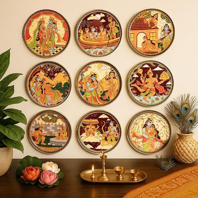 Ritualistic Ramayan Wall Sculpture for Home Decoration Wall Painting f ...