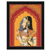 ArtX Paper Premium Rajasthani Bani Thani Wall Art Multicolor