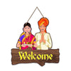 Decorative Welcome Sign Wooden Wall Hanger for Gateway (WH_8702N)