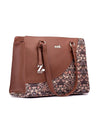 Zouk Women's Office Essential Bag Jute & Vegan Leather Handcrafted