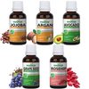 Essancia Pack of 5 Carrier Oils (Jojoba, Argan, Avocado, Grape Seed & Rosehip)