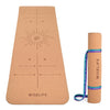 Wiselife Cork & Tpe Yoga Mat Extra Thick Extra Long Extra Wide Exercise