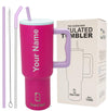 House of Quirk 1200ML Custom Name Tumbler - Multicolor: Flamingo