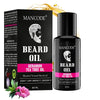 Mancode Beard Growth Oil for Men - 60ml More Beard Growth| With Geranium & Tea Tree Natural Oils