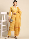 Anayna Printed Regular Pure Cotton Kurta with Trousers & With Dupatta