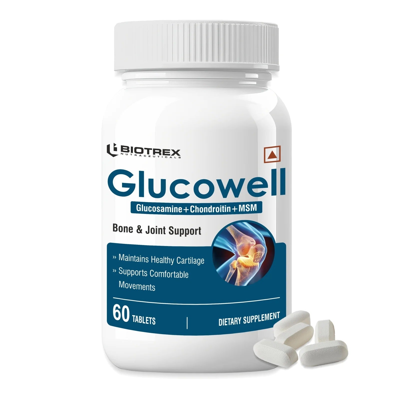 Biotrex Glucowell 500mg - 60 tabs - Swadesii