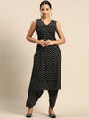 Anayna Ethnic Motifs Printed Pure Cotton Kurta with Trousers