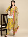 Anayna Women Floral Printed Pure Cotton Kurta with Salwar & With Dupatta