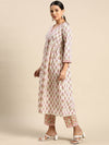 Anayna Floral Printed Empire Pure Cotton Kurta with Trousers & With Dupatta