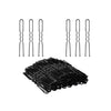 Bronson Professional 100 Pcs U-Shaped Hair Pins Small Thick Black Ball Tip Metal