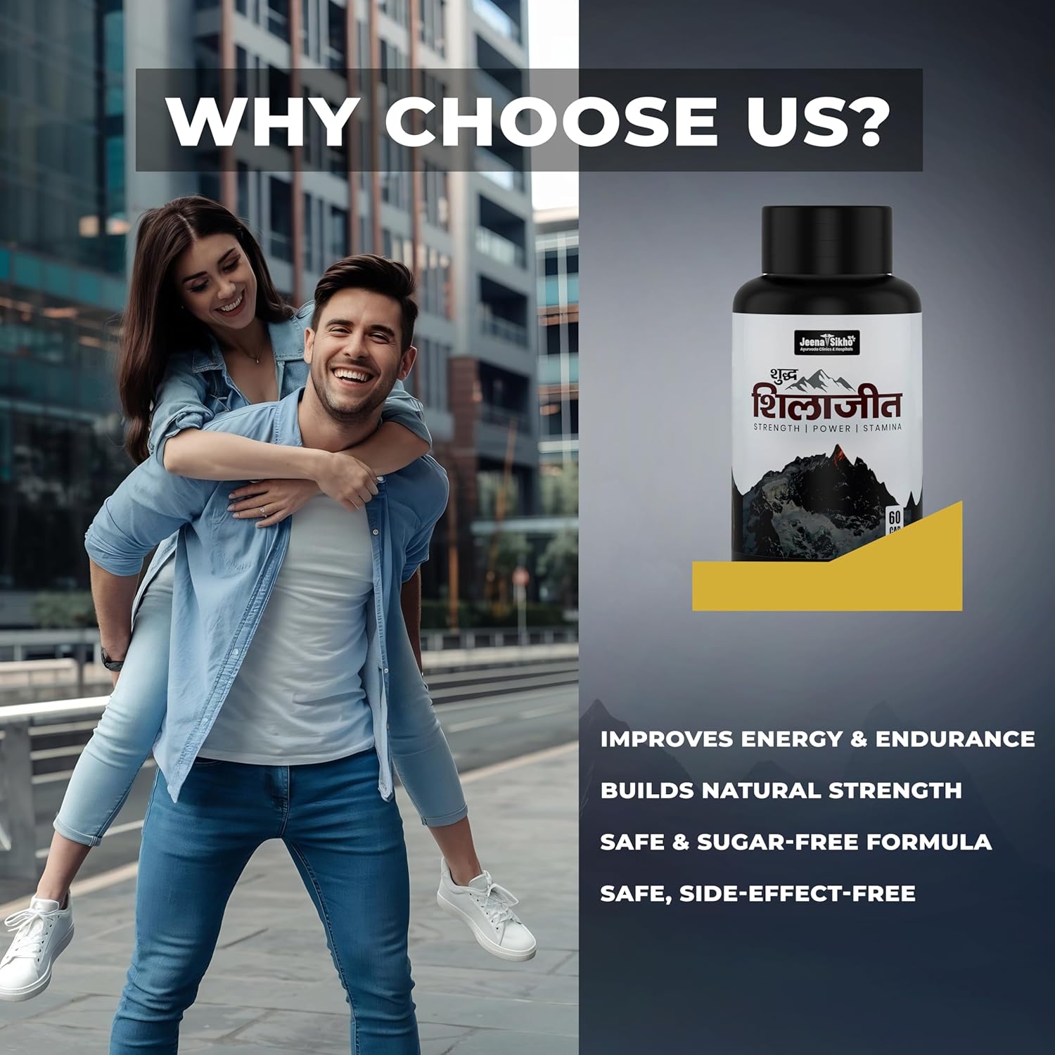 Pure Shilajit | 60 Capsules