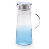 UMAI Premium Borosilicate Glass Jug 1.4L Blue SS Lid Handle LP063-BLE