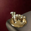 Zishta Kansa Bronze Dinner Set Thali Plate 2 Katori Tumbler Spoon 5 Piece