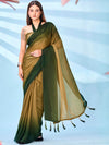 Tikhi Imli Ombre Satin Designer Saree