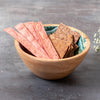 Nestroots Tropical Wooden Mango Wood Serving Bowl Set of 2