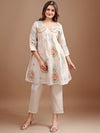 Tikhi Imli Embroiderey Linen Tunic With Trousers