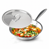 Esspy Tri-ply Stainless Steel Frying Pan With S.s Lid