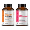 Nirvasa Salmon Fish Oil & Daily Multivitamin Tablets Combo
