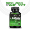 Zenith Sports L-Glutamine - 60 VegiCaps | 1000mg per serving of 2 capsules