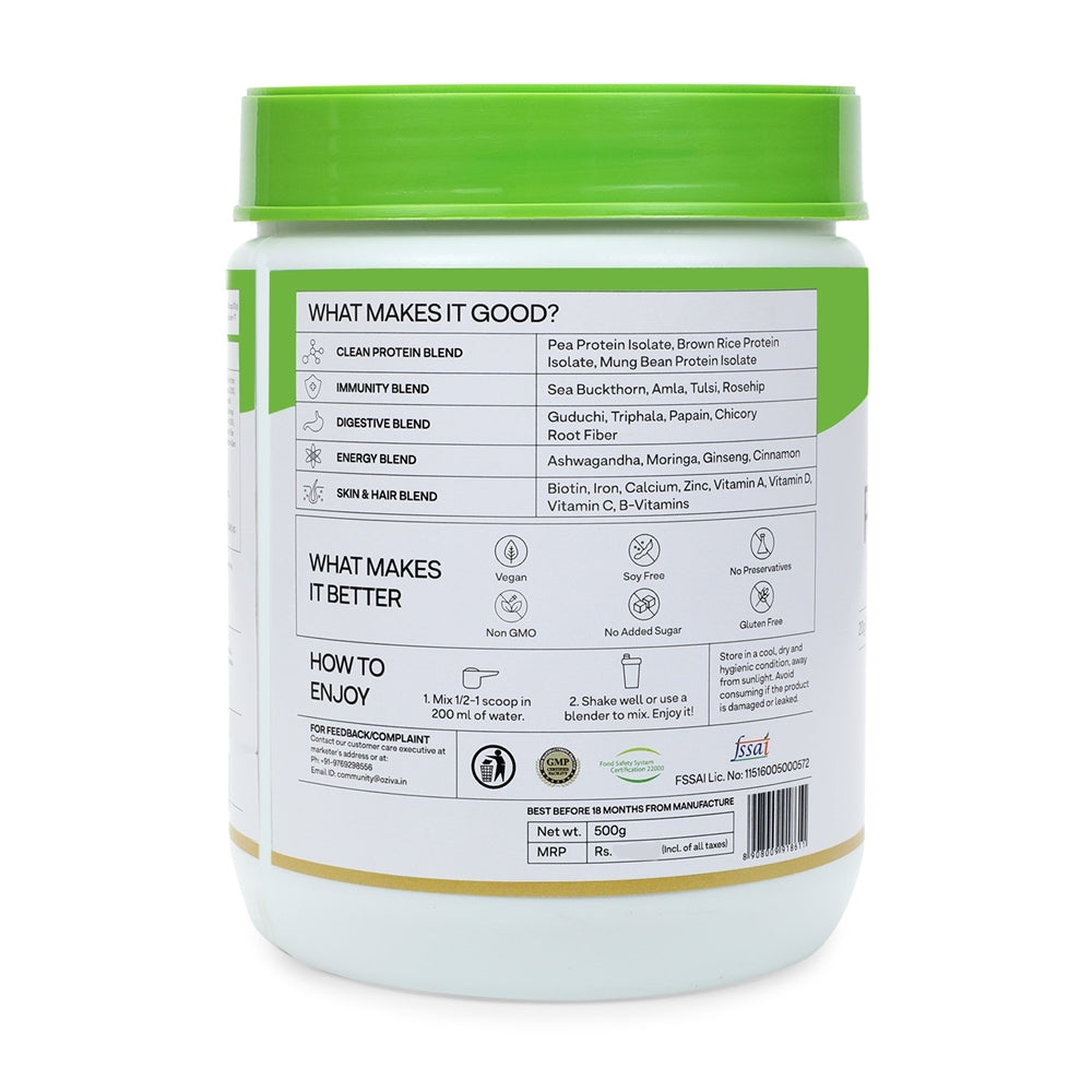 OZiva Superfood Plant Protein What Makes It Good