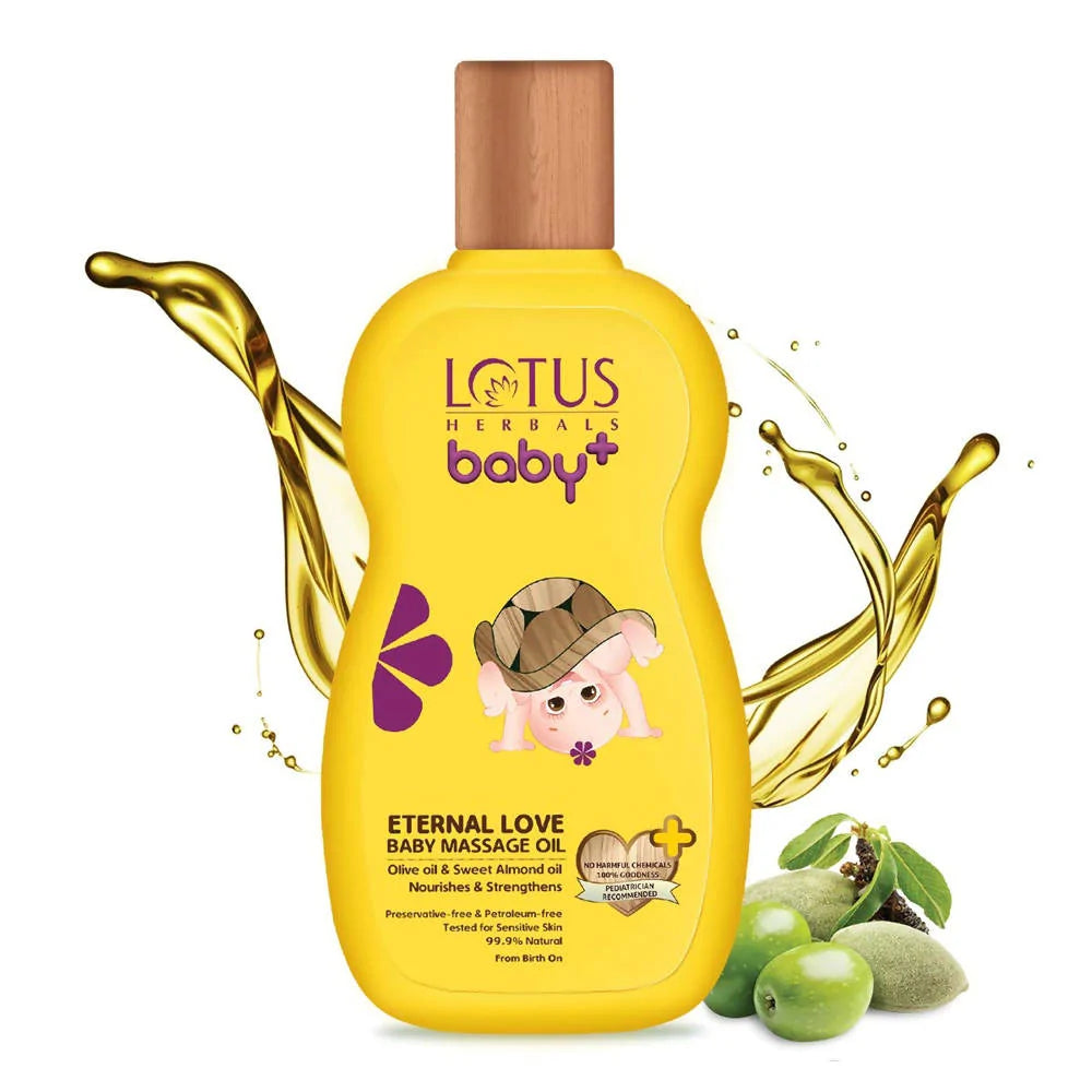 Lotus Herbals Baby+ Eternal Love Baby Massage Oil - Distacart