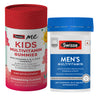 Swisse Multivitamin For Men & SwisseMe Kids Multivitamin Gummies Combo