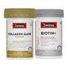 Swisse Collagen Powder & Biotin+ Biotin Tablets Combo